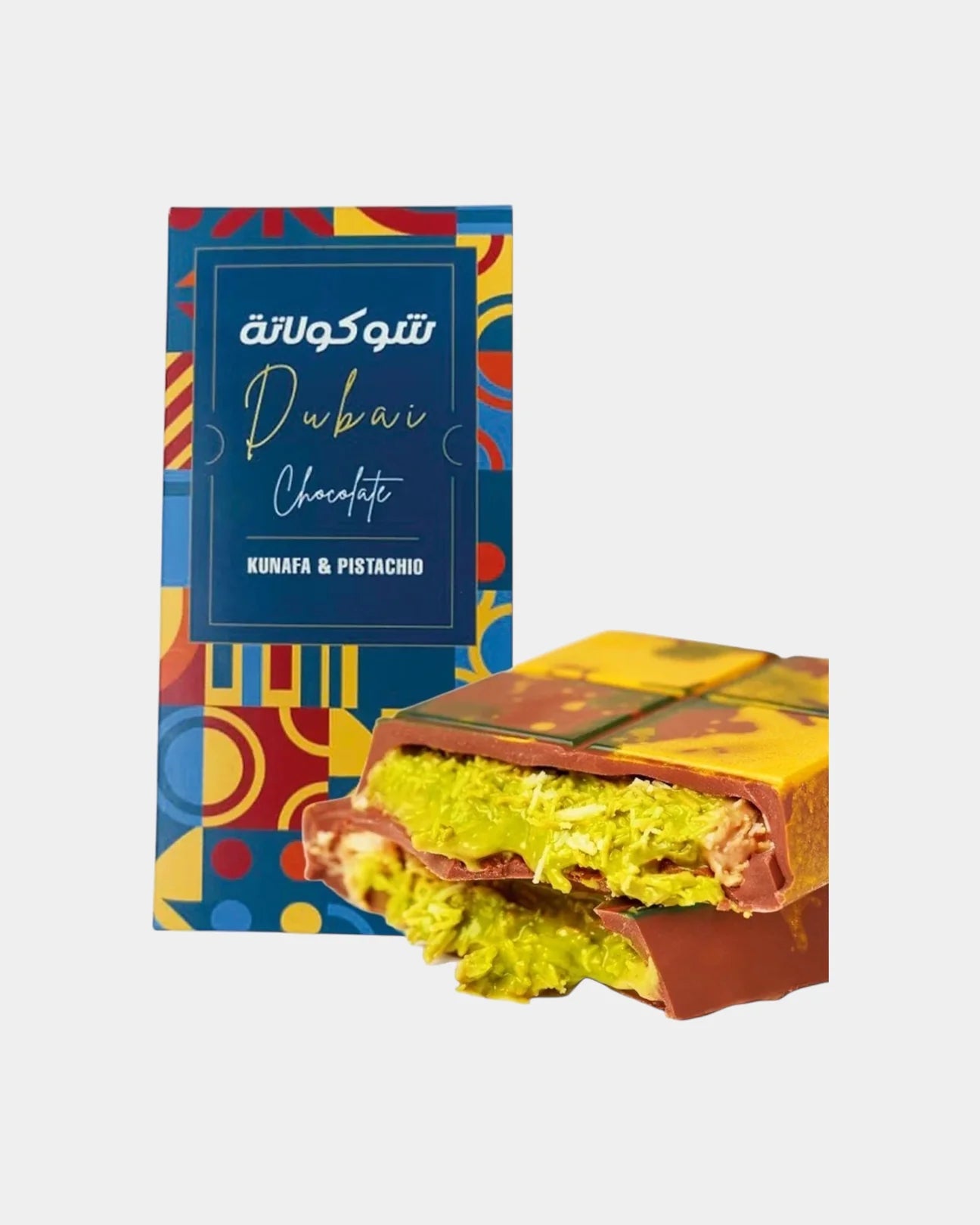 Tablette chocolat pistache Dubaï 200g