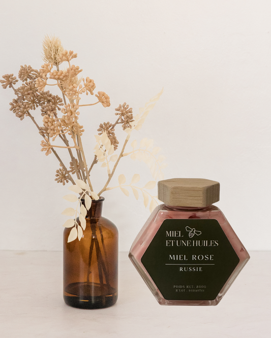 Miel rose de Russie 250g