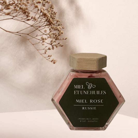 Miel rose de Russie 250g